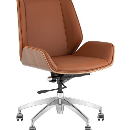 Кресло офисное TopChairs Crown SN коричневый