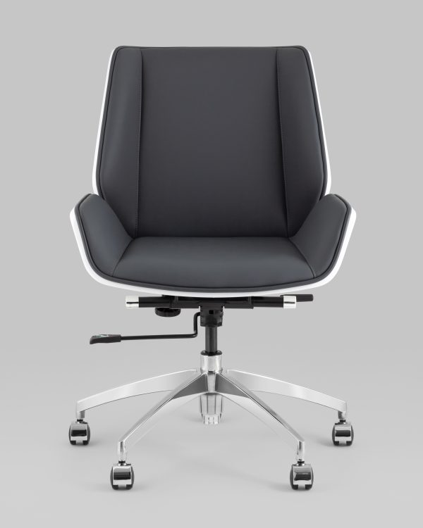 Кресло офисное TopChairs Crown SN серо-голубой — изображение 3