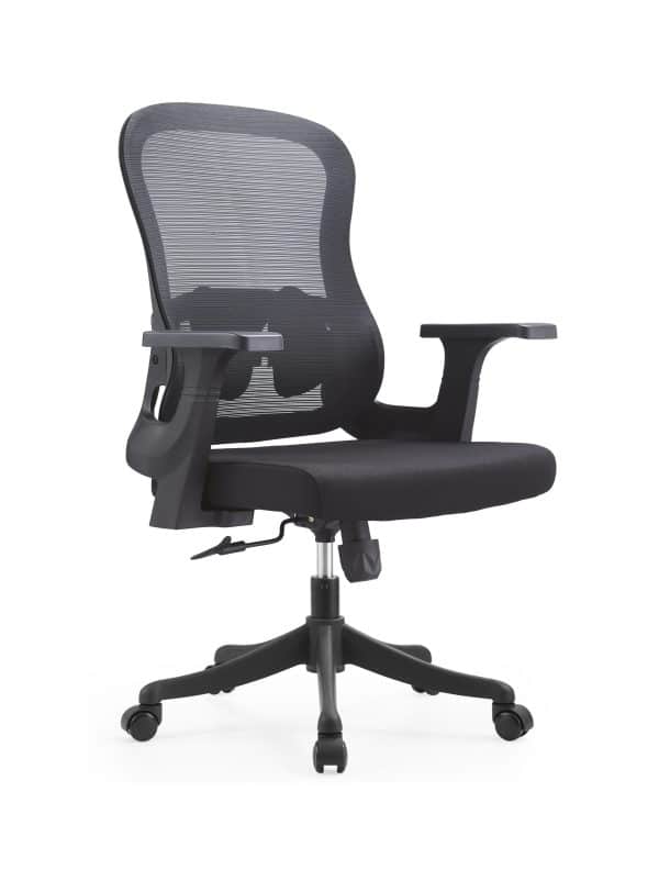 Кресло офисное TopChairs Petal черный