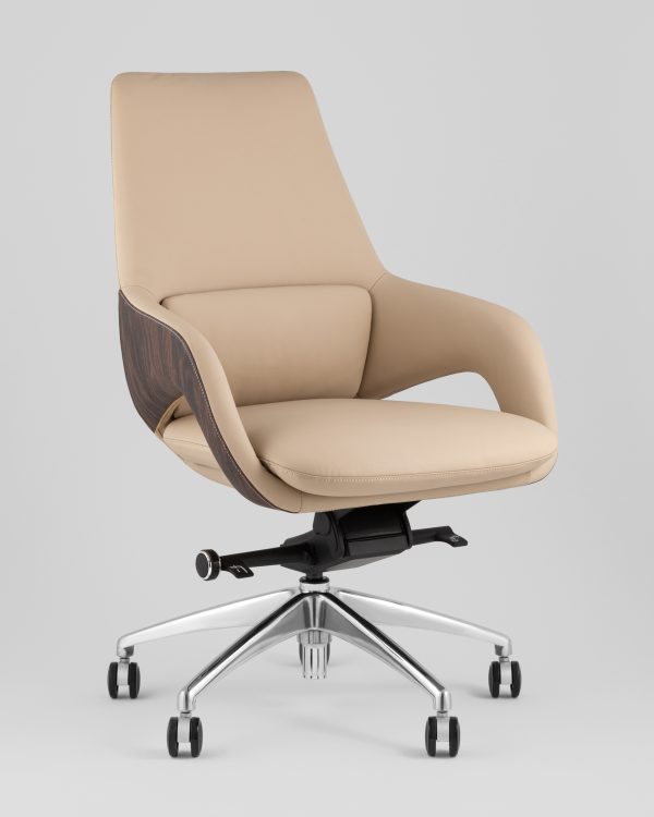 Кресло офисное TopChairs Reign бежевый — изображение 2