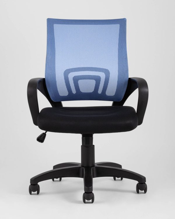 Кресло офисное TopChairs Simple голубое — изображение 3