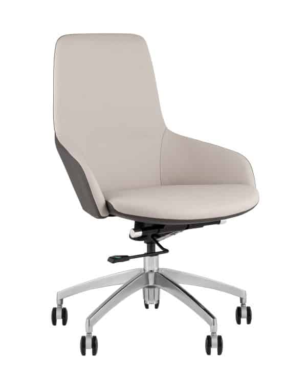 Кресло офисное TopChairs Soulo светло-серый