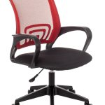 Кресло офисное TopChairs ST-Basic сетка/ткань красный