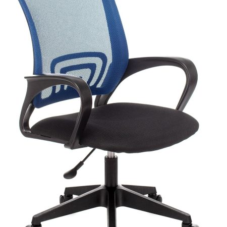 Кресло офисное TopChairs ST-Basic сетка/ткань синий