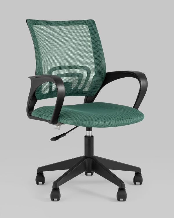 kreslo-ofisnoe-topchairs-st-basic-setkatkan-zelenyj-1 Кресло офисное TopChairs ST-Basic сетка/ткань зеленый — изображение 2