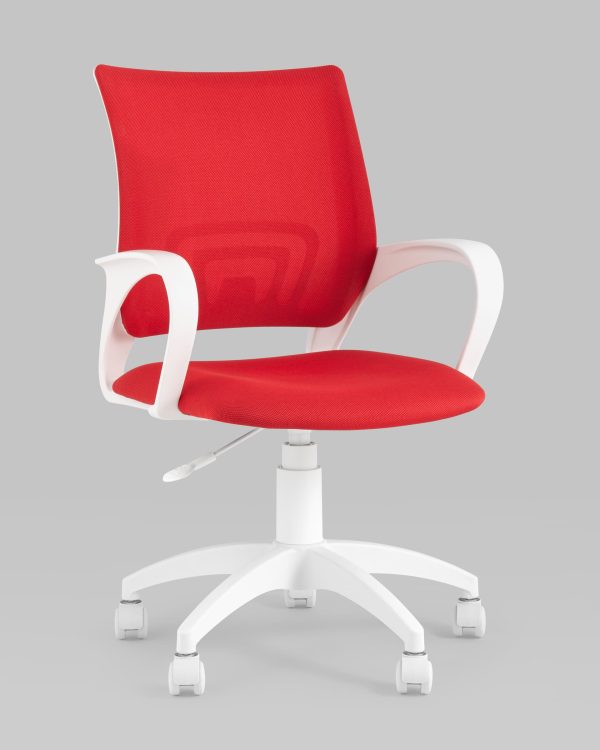 kreslo-ofisnoe-topchairs-st-basic-w-krasnaja-tkan-krestovina-belyj-plastik-1 Кресло офисное TopChairs ST-BASIC-W красная ткань крестовина белый пластик — изображение 2