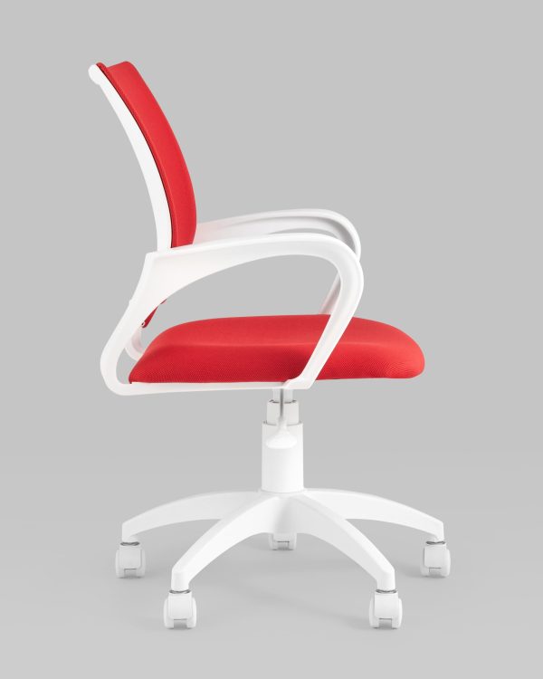 kreslo-ofisnoe-topchairs-st-basic-w-krasnaja-tkan-krestovina-belyj-plastik-2 Кресло офисное TopChairs ST-BASIC-W красная ткань крестовина белый пластик — изображение 3
