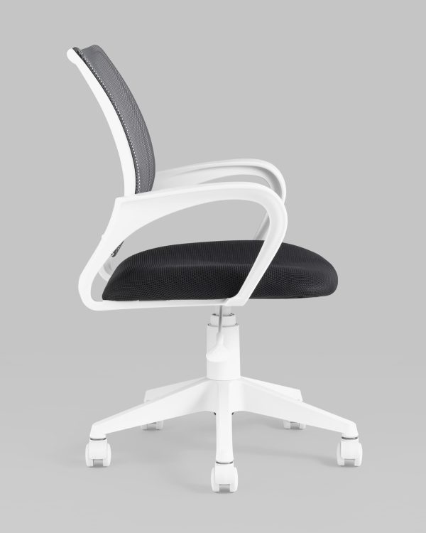 kreslo-ofisnoe-topchairs-st-basic-w-seryj-krestovina-plastik-belyj-2 Кресло офисное TopChairs ST-BASIC-W серый крестовина пластик белый — изображение 3