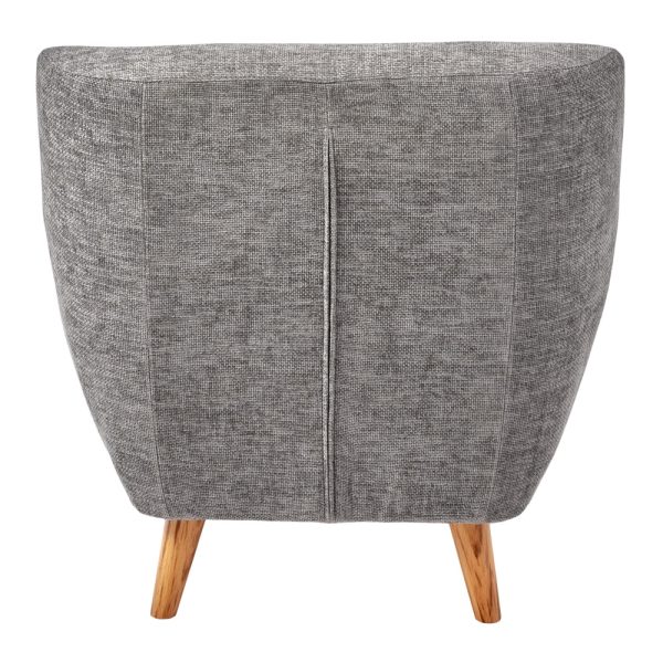 Кресло Picasso серый, шенилл — изображение 4