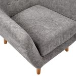 Кресло Picasso серый, шенилл — изображение 5