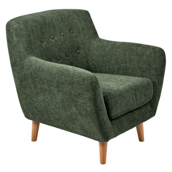 Кресло Picasso зелёный, шенилл — изображение 4