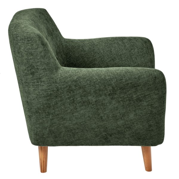 Кресло Picasso зелёный, шенилл — изображение 5