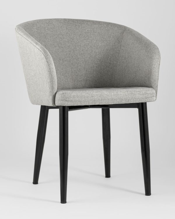 Кресло Ральф рогожка серый — изображение 2