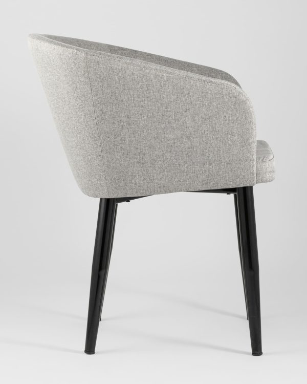 Кресло Ральф рогожка серый — изображение 3