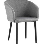 Кресло Ральф рогожка тёмно-серый