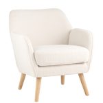 Кресло Ричи тедди белый