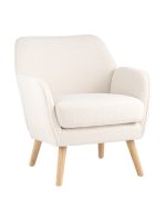 Кресло Ричи тедди белый