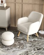 Кресло Ричи тедди белый — изображение 3