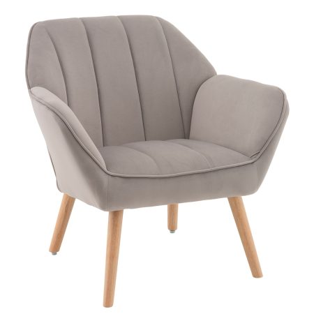 Кресло Руди серебристый