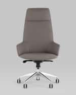 Кресло руководителя TopChairs Bow серый — изображение 3