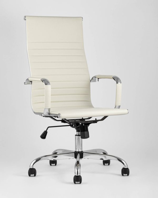 Кресло руководителя TopChairs City бежевое — изображение 2