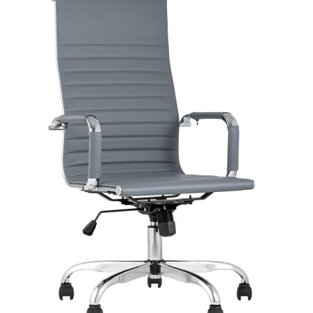 Кресло руководителя TopChairs City серый