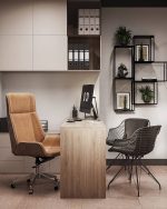Кресло руководителя TopChairs Crown коричневое — изображение 3