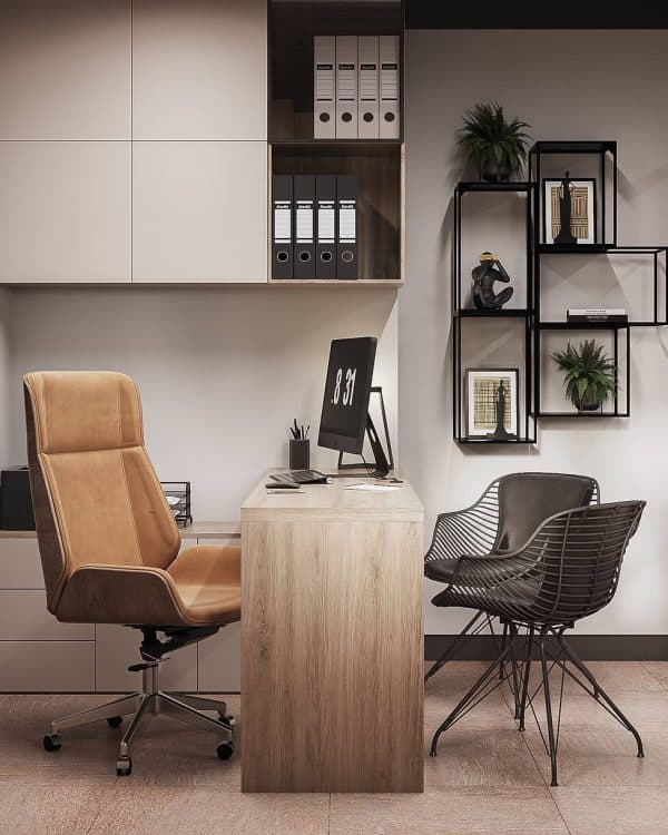 Кресло руководителя TopChairs Crown коричневое — изображение 3