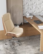 Кресло руководителя TopChairs Crown SN бежевый — изображение 3