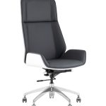 Кресло руководителя TopChairs Crown SN серо-голубой