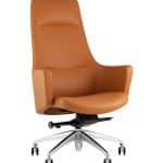 Кресло руководителя TopChairs Ferris коричневое