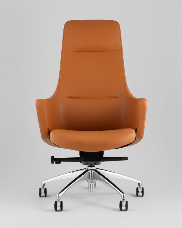 Кресло руководителя TopChairs Ferris коричневое — изображение 3