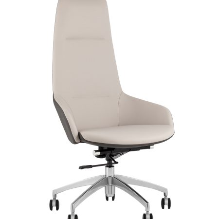 Кресло руководителя TopChairs Soulo светло-серый