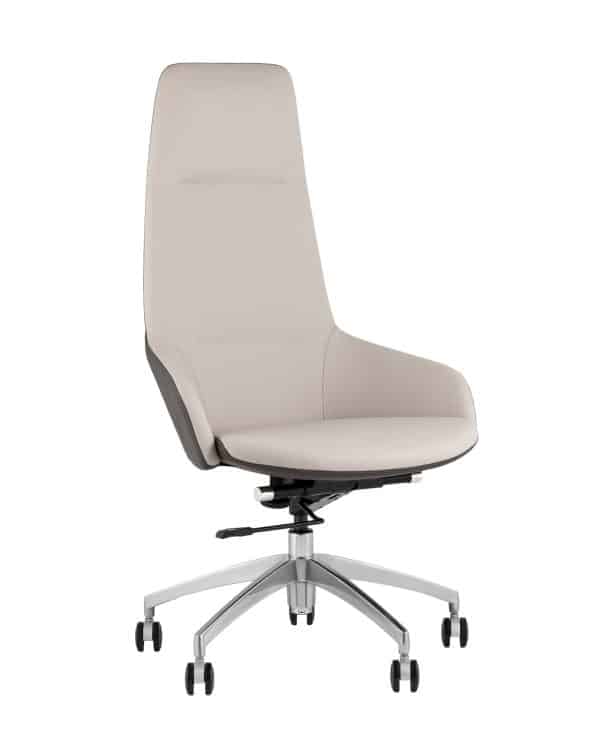 Кресло руководителя TopChairs Soulo светло-серый