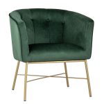 Кресло Шале велюр зеленый