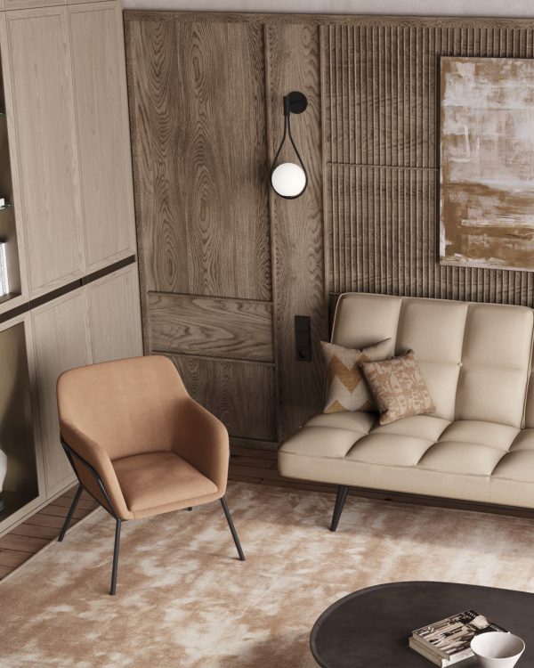 Кресло Шелфорд New бежевый — изображение 3