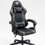 Кресло спортивное TopChairs Commander черно-серый