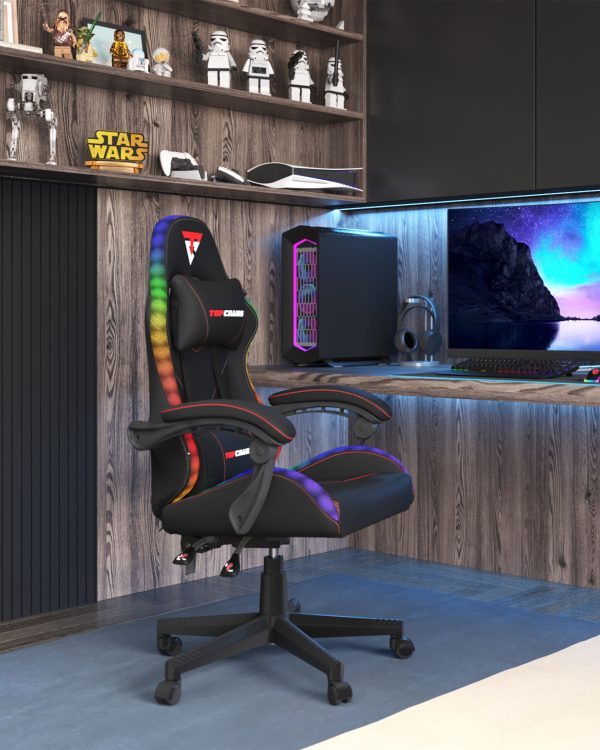 Кресло спортивное TopChairs Druid черный — изображение 3