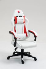 Кресло спортивное TopChairs Phantom бело-красный — изображение 2