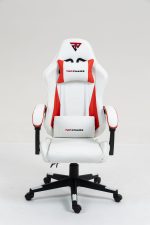 Кресло спортивное TopChairs Phantom бело-красный — изображение 3