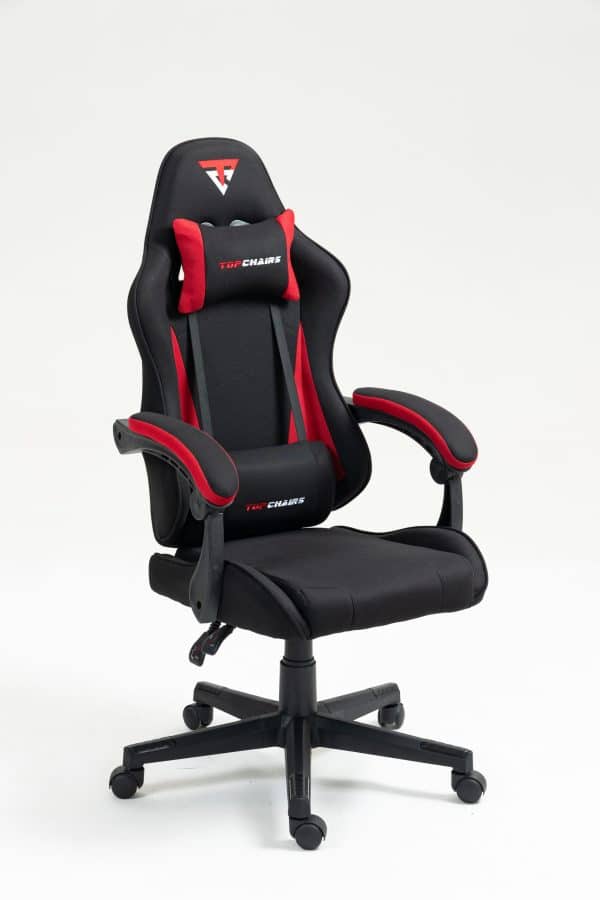 Кресло спортивное TopChairs Phantom черно-красный