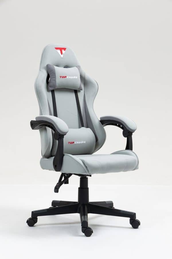 Кресло спортивное TopChairs Phantom серо-голубой — изображение 2