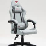 Кресло спортивное TopChairs Phantom серо-голубой