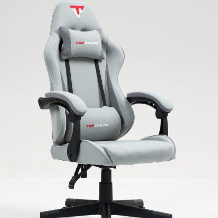 Кресло спортивное TopChairs Phantom серо-голубой