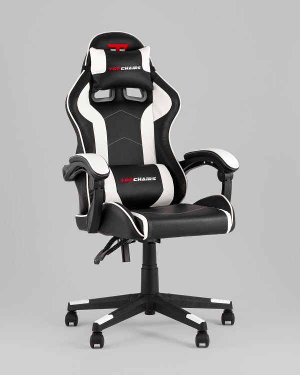 Кресло спортивное TopChairs Shadow черно-белый — изображение 2