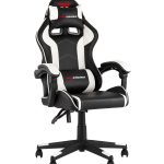 Кресло спортивное TopChairs Shadow черно-белый