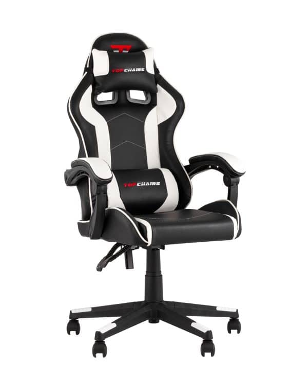 Кресло спортивное TopChairs Shadow черно-белый