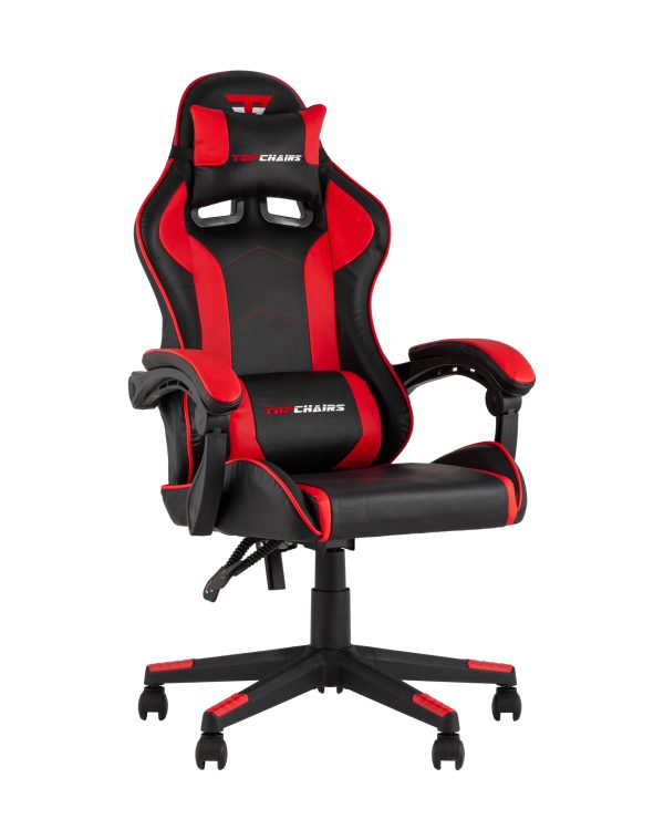Кресло спортивное TopChairs Shadow черно-красный — изображение 2