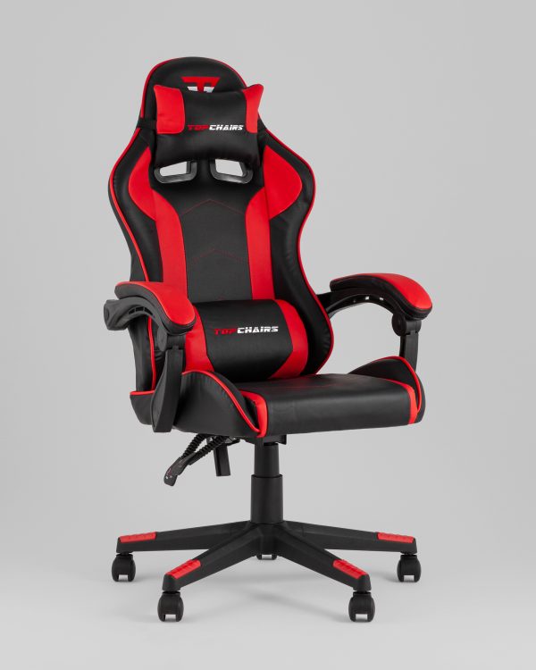 Кресло спортивное TopChairs Shadow черно-красный — изображение 3