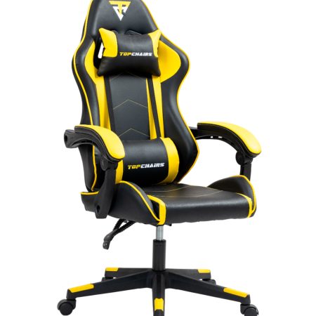 Кресло спортивное TopChairs Shadow черно-желтый